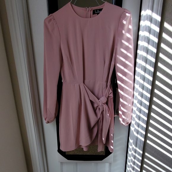 Believe It or Knot Long Sleeve Tie-Front Skater - Picture 1 of 5